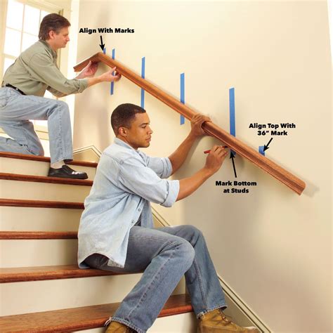 how to mount handrail bracket